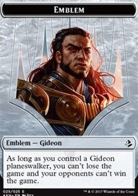 Emblem - Gideon of the Trials // Zombie Token [Amonkhet] | Exor Games Bridgewater