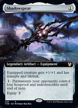 Shadowspear (Extended Art) [Theros Beyond Death] | Exor Games Bridgewater