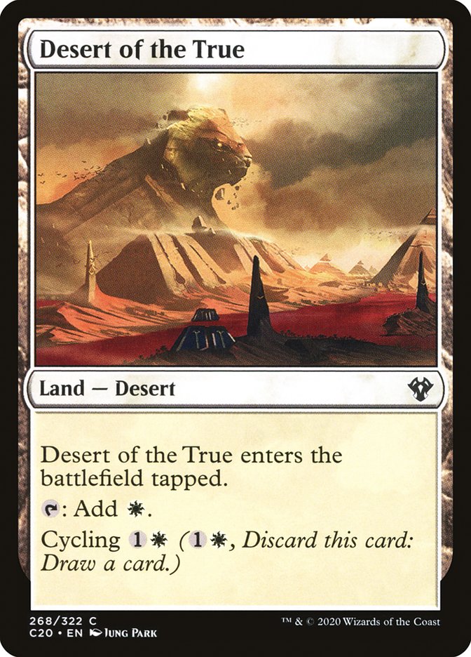 Desert of the True [Commander 2020] | Exor Games Bridgewater