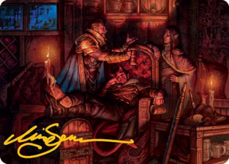 Long Rest Art Card (Gold-Stamped Signature) [Dungeons & Dragons: Adventures in the Forgotten Realms Art Series] | Exor Games Bridgewater