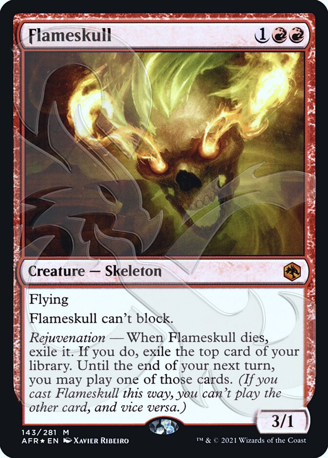 Flameskull (Ampersand Promo) [Dungeons & Dragons: Adventures in the Forgotten Realms Promos] | Exor Games Bridgewater