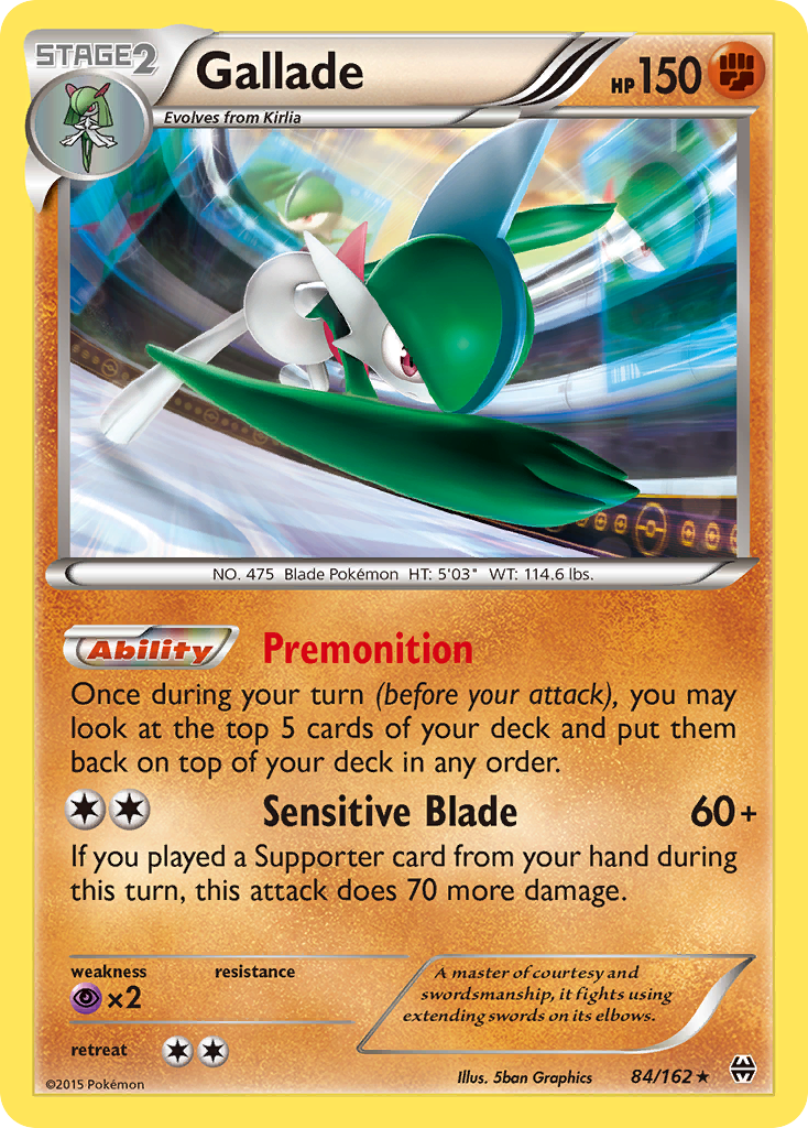 Gallade (84/162) [XY: BREAKthrough] | Exor Games Bridgewater