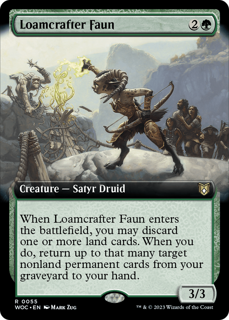 Loamcrafter Faun (Extended Art) [Wilds of Eldraine Commander] | Exor Games Bridgewater