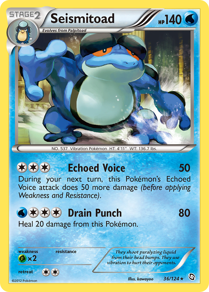 Seismitoad (36/124) [Black & White: Dragons Exalted] | Exor Games Bridgewater