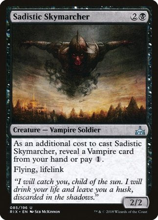 Sadistic Skymarcher [Rivals of Ixalan] | Exor Games Bridgewater