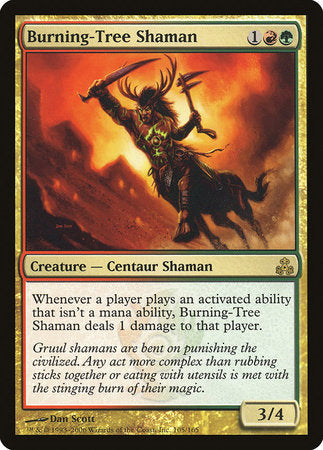 Burning-Tree Shaman [Guildpact] | Exor Games Bridgewater