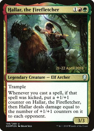 Hallar, the Firefletcher [Dominaria Promos] | Exor Games Bridgewater