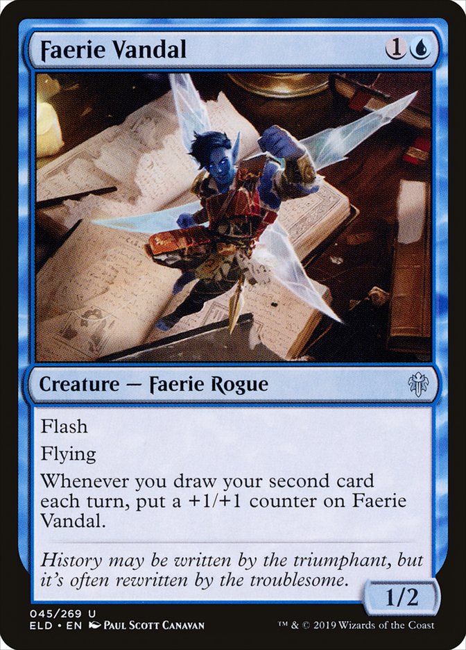 Faerie Vandal [Throne of Eldraine] | Exor Games Bridgewater