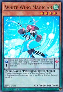 White Wing Magician [PEVO-EN005] Ultra Rare | Exor Games Bridgewater