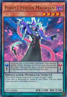 Purple Poison Magician [PEVO-EN006] Ultra Rare | Exor Games Bridgewater