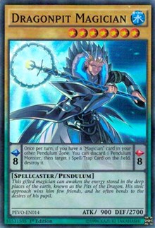 Dragonpit Magician [PEVO-EN014] Super Rare | Exor Games Bridgewater