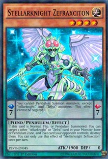 Stellarknight Zefraxciton [PEVO-EN045] Super Rare | Exor Games Bridgewater