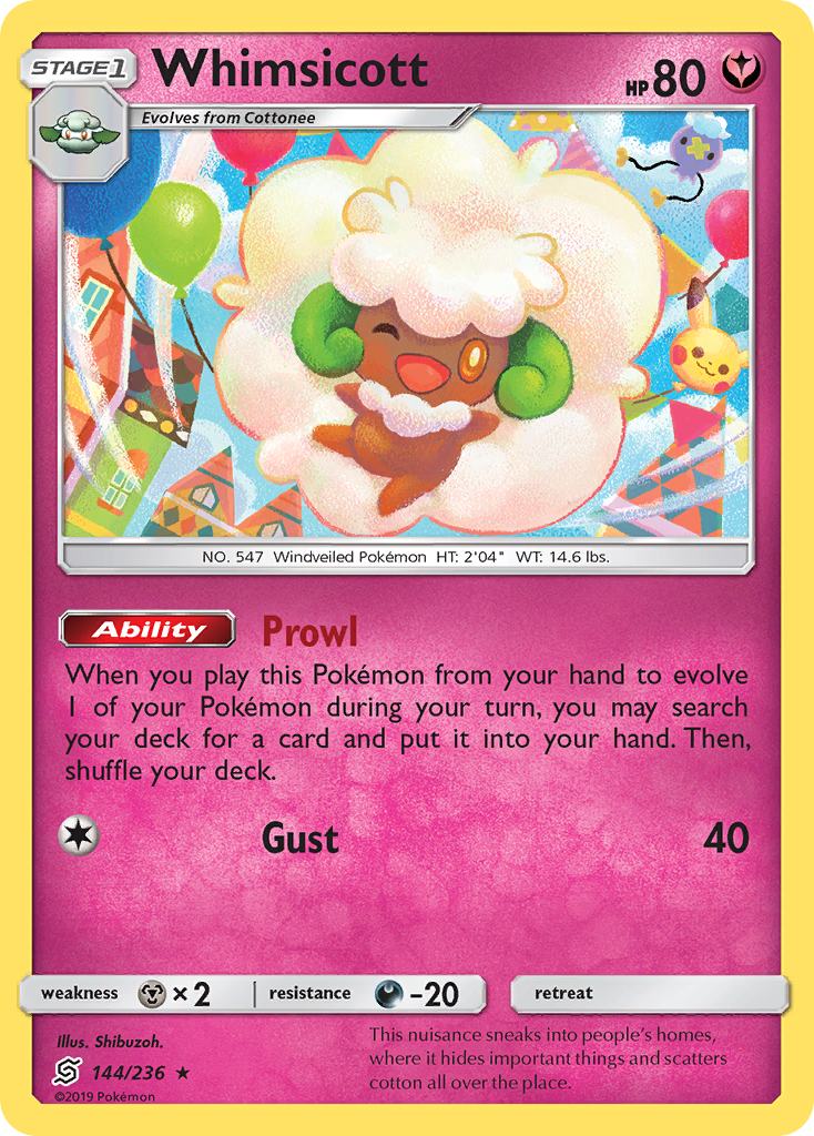 Whimsicott (144/236) [Sun & Moon: Unified Minds] | Exor Games Bridgewater