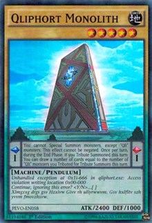 Qliphort Monolith [PEVO-EN058] Super Rare | Exor Games Bridgewater