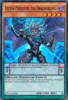 Lector Pendulum, the Dracoverlord [PEVO-EN060] Super Rare | Exor Games Bridgewater