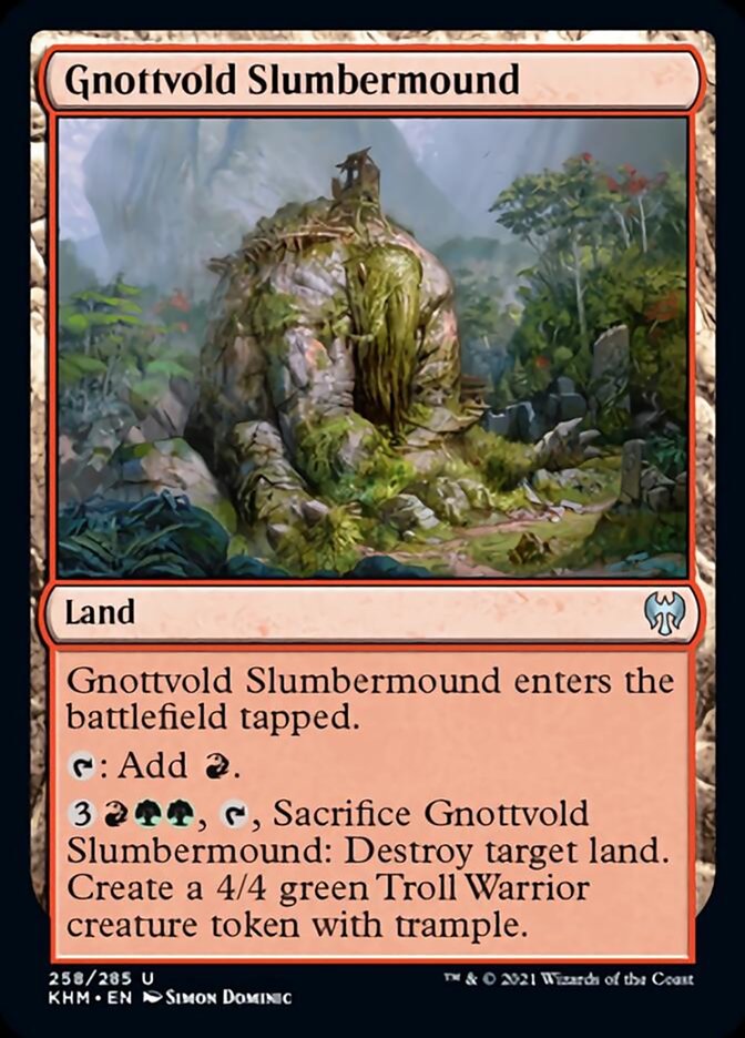 Gnottvold Slumbermound [Kaldheim] | Exor Games Bridgewater