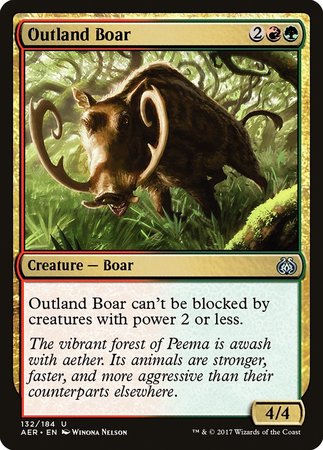 Outland Boar [Aether Revolt] | Exor Games Bridgewater