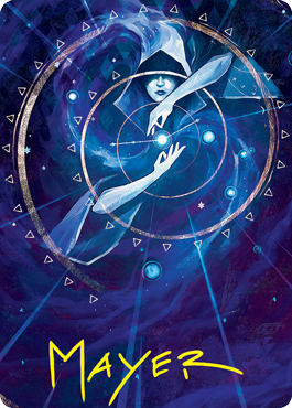 Time Warp Art Card (Gold-Stamped Signature) [Strixhaven: School of Mages Art Series] | Exor Games Bridgewater