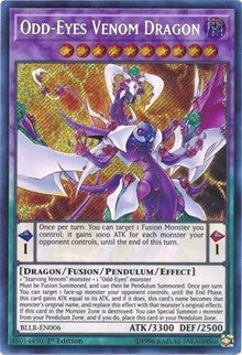 Odd-Eyes Venom Dragon [BLLR-EN006] Secret Rare | Exor Games Bridgewater