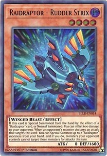 Raidraptor - Rudder Strix [BLLR-EN014] Ultra Rare | Exor Games Bridgewater