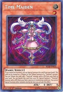 Time Maiden [BLLR-EN035] Secret Rare | Exor Games Bridgewater