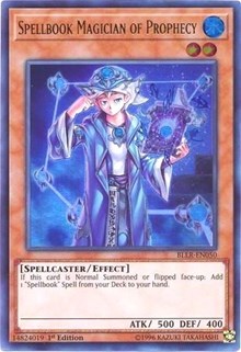 Spellbook Magician of Prophecy [BLLR-EN050] Ultra Rare | Exor Games Bridgewater