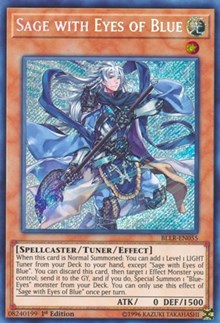 Sage with Eyes of Blue [BLLR-EN055] Secret Rare | Exor Games Bridgewater