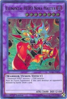 Elemental HERO Nova Master [BLLR-EN056] Ultra Rare | Exor Games Bridgewater