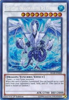 Trishula, Dragon of the Ice Barrier [BLLR-EN060] Secret Rare | Exor Games Bridgewater