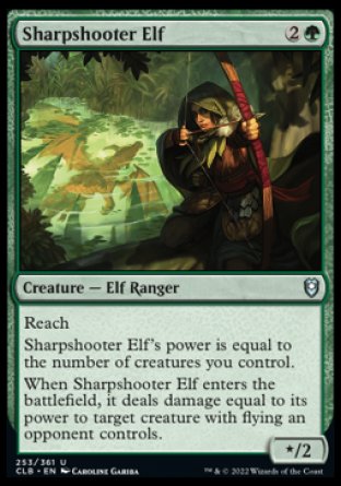 Sharpshooter Elf [Commander Legends: Battle for Baldur's Gate] | Exor Games Bridgewater