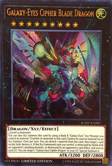 Galaxy-Eyes Cipher Blade Dragon [JUMP-EN081] Ultra Rare | Exor Games Bridgewater