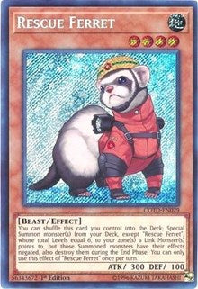 Rescue Ferret [COTD-EN029] Secret Rare | Exor Games Bridgewater