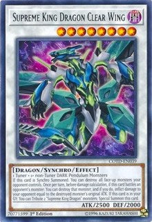 Supreme King Dragon Clear Wing [COTD-EN039] Rare | Exor Games Bridgewater