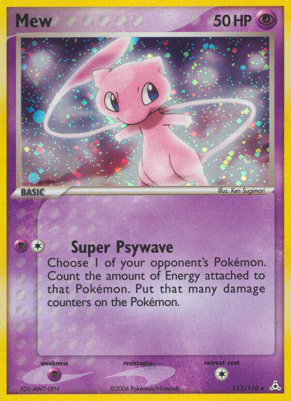 Mew (111/110) [EX: Holon Phantoms] | Exor Games Bridgewater