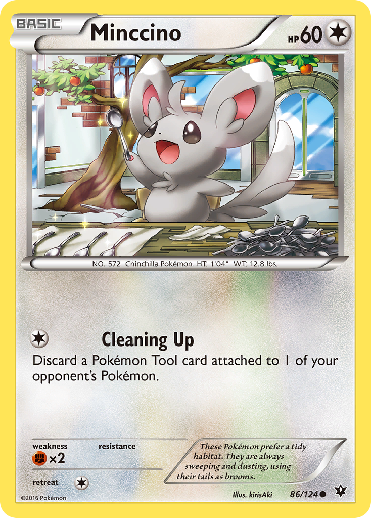 Minccino (86/124) [XY: Fates Collide] | Exor Games Bridgewater