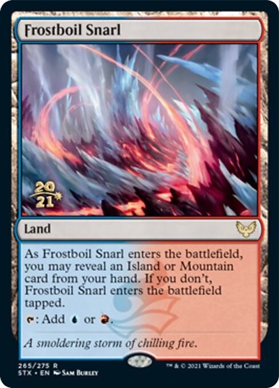 Frostboil Snarl [Strixhaven: School of Mages Prerelease Promos] | Exor Games Bridgewater