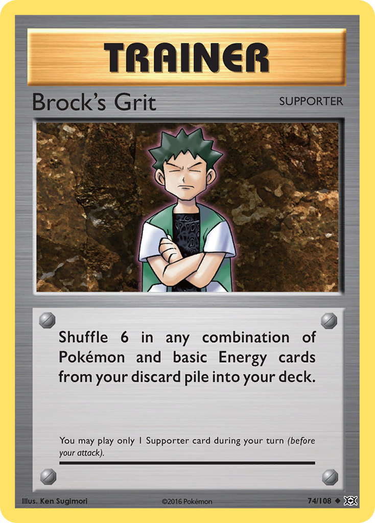 Brock's Grit (74/108) [XY: Evolutions] | Exor Games Bridgewater