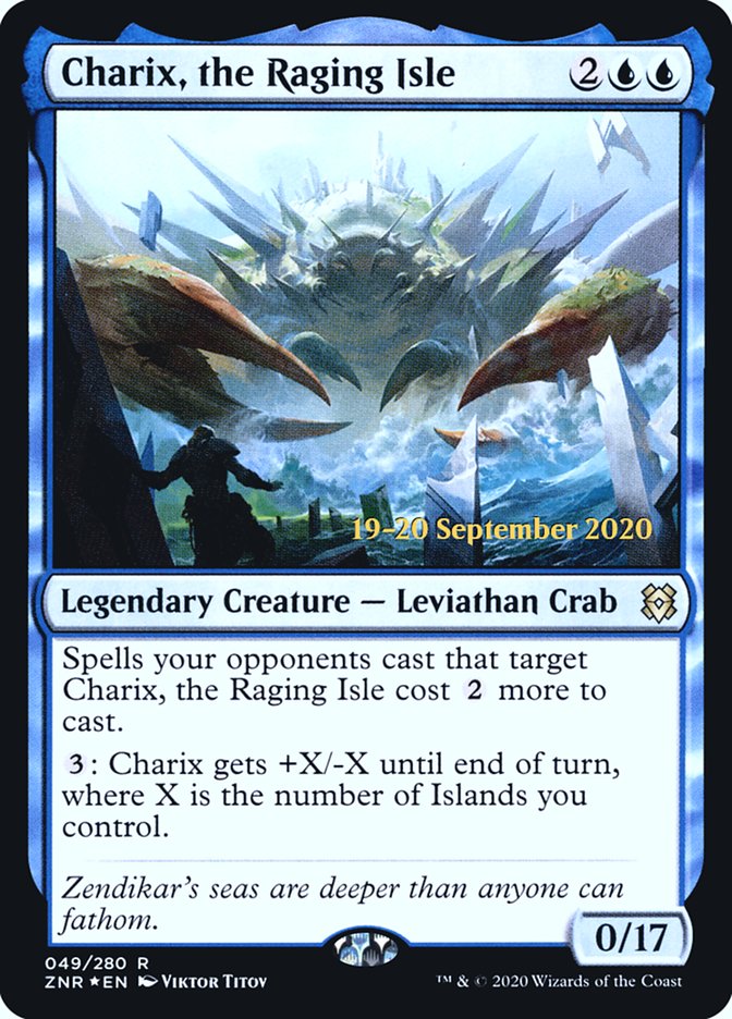 Charix, the Raging Isle  [Zendikar Rising Prerelease Promos] | Exor Games Bridgewater