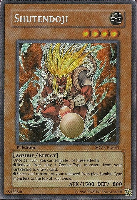 Shutendoji [SOVR-EN095] Secret Rare | Exor Games Bridgewater