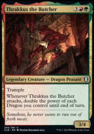 Thrakkus the Butcher [Commander Legends: Battle for Baldur's Gate] | Exor Games Bridgewater