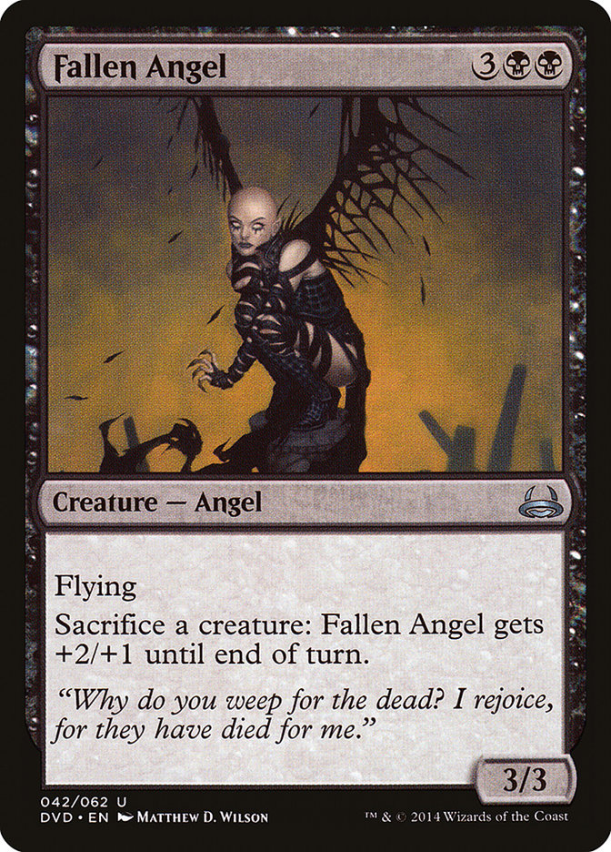 Fallen Angel (Divine vs. Demonic) [Duel Decks Anthology] | Exor Games Bridgewater