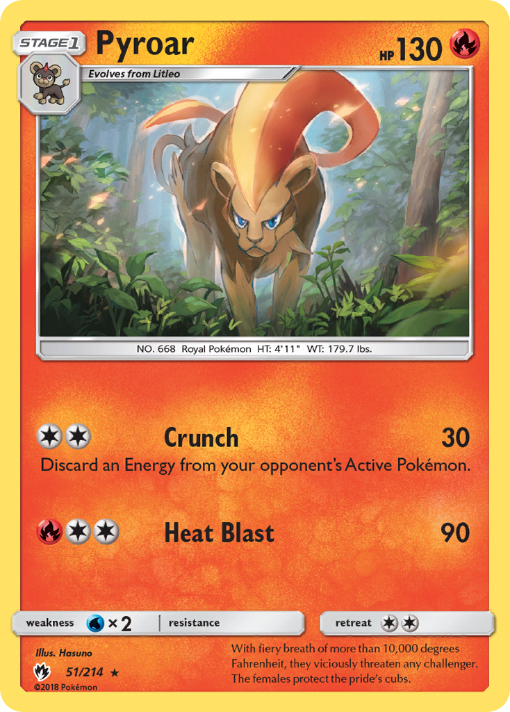 Pyroar (51/214) [Sun & Moon: Lost Thunder] | Exor Games Bridgewater