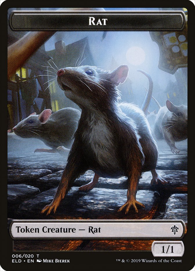 Rat [Throne of Eldraine Tokens] | Exor Games Bridgewater