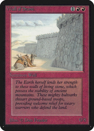 Wall of Stone [Limited Edition Alpha] | Exor Games Bridgewater