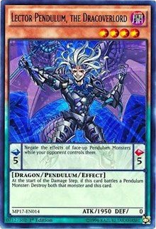 Lector Pendulum, the Dracoverlord [MP17-EN014] Ultra Rare | Exor Games Bridgewater