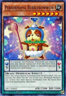 Performapal Bubblebowwow [MP17-EN062] Common | Exor Games Bridgewater