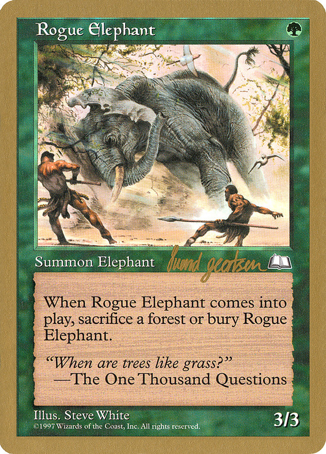 Rogue Elephant (Svend Geertsen) [World Championship Decks 1997] | Exor Games Bridgewater