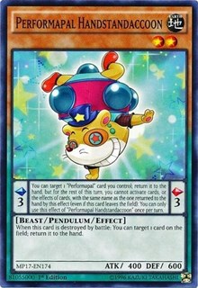 Performapal Handstandaccoon [MP17-EN174] Common | Exor Games Bridgewater