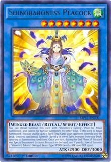 Shinobaroness Peacock [MP17-EN200] Rare | Exor Games Bridgewater