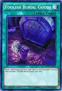 Foolish Burial Goods [MP17-EN218] Secret Rare | Exor Games Bridgewater